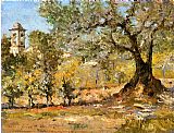 William Merritt Chase Olive Trees Florence painting